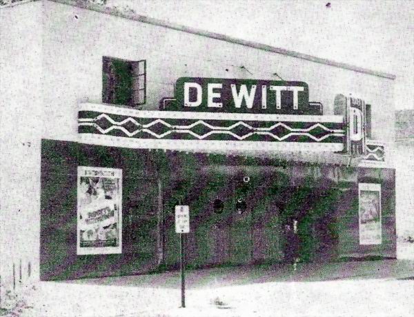 Dewitt Theatre - OLD PHOTO FROM MICHAEL DOYLE